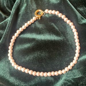 Vintage Pearl Necklace Choker Coquette Girly Parisian Antique Luxury Chunky